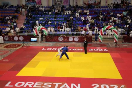 مسابقات جودو انتخابی تیم ملی دانش آموزی برای المپیک برزیل در خرم‌آباد